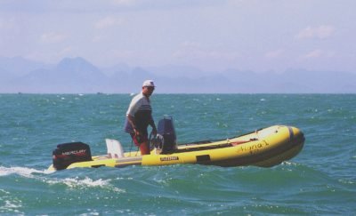 On the Atlantic off of Brazil